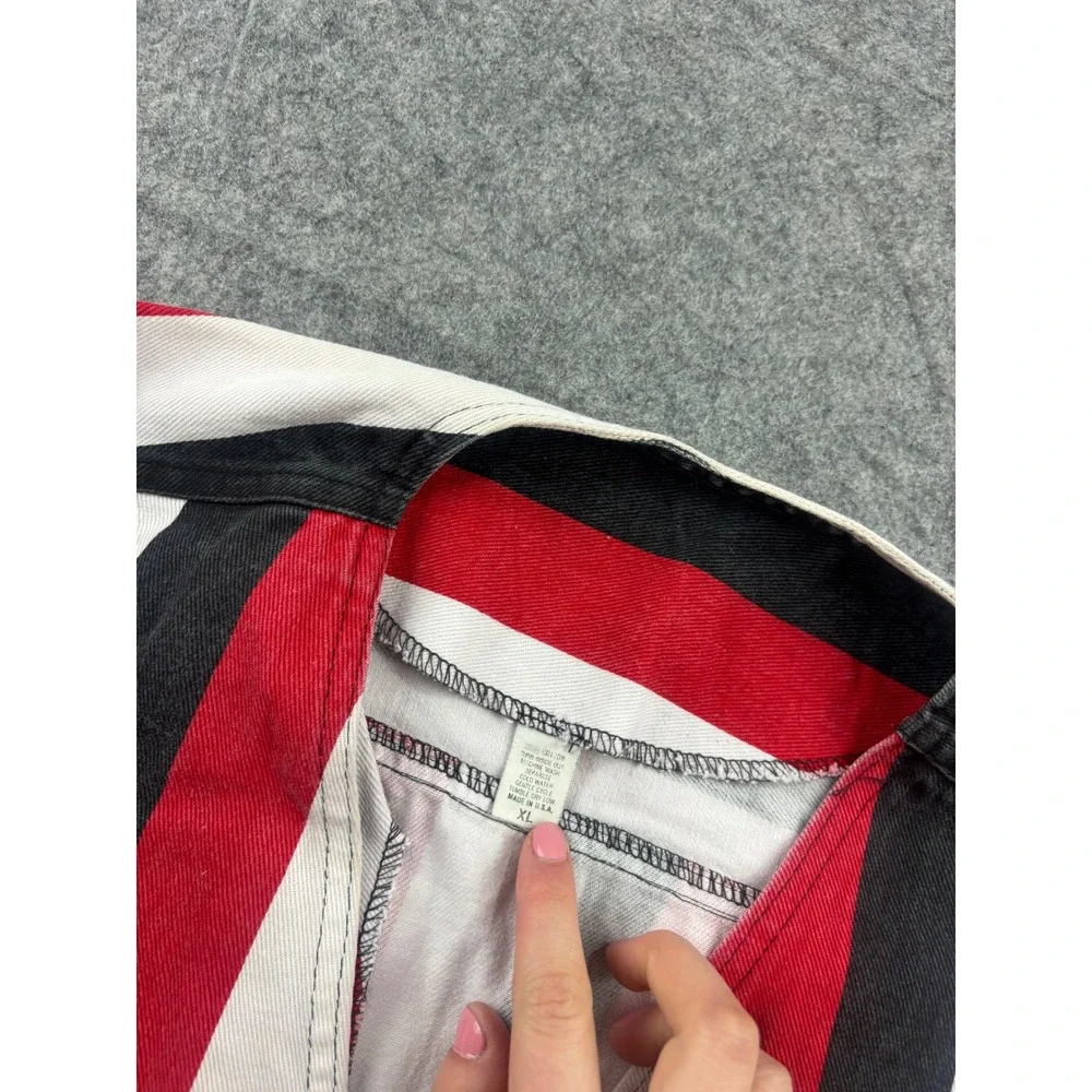 Vintage striped denim
